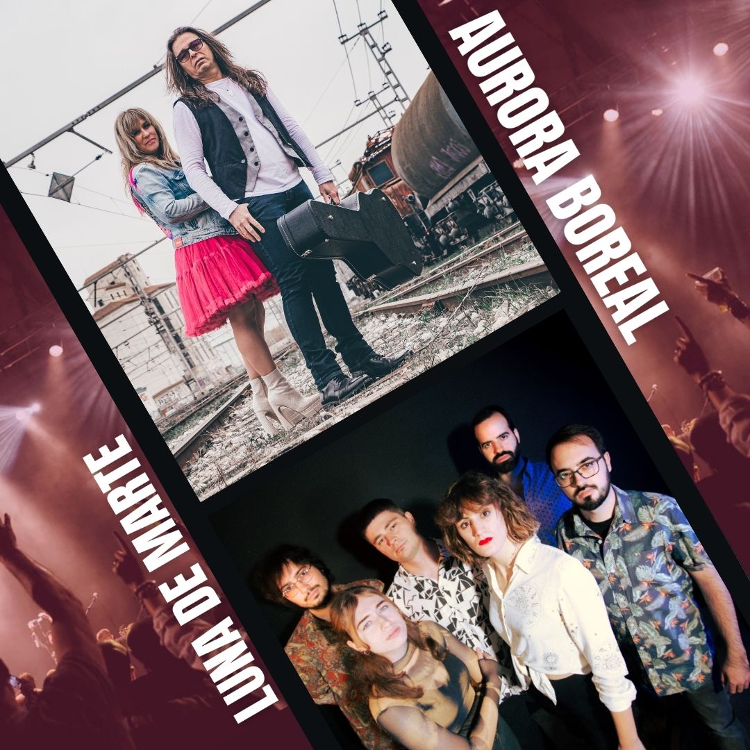 AURORA BOREAL Y LUNA DE MARTE