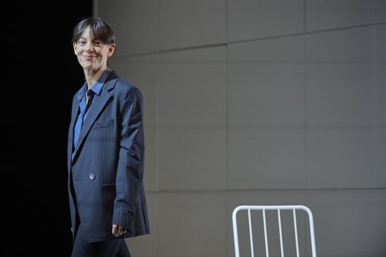 | Teatro de las Esquinas Vicky Luengo protagoniza el monólogo 'Prima Facie' sobre la violencia contra las mujeres y la justicia?La actriz interpreta a una abogada en la obra de la dramaturga australiana Suzie Miller, éxito en la escena de Londres y Broadway, que se representará del 31 de agosto hasta el 17 de septiembreTEATROS DEL CANAL fotografiado por el fotografo Pablo Lorente